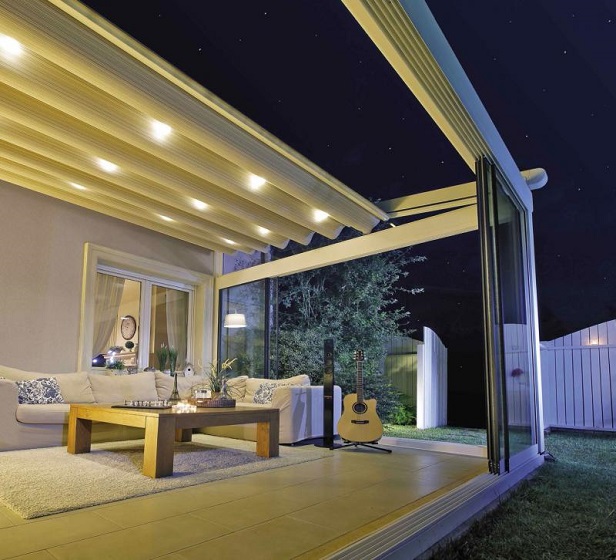 سایبان برقی ریموت دار