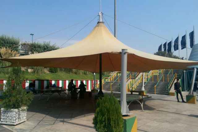 اجرای سایبان کششی