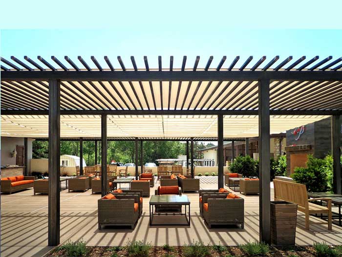 ایده های خلاقانه برای طراحی فضای باز با سایبان