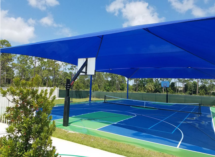 پوشش سقف زمین تنیس | سقف و سایبان زمین تنیس